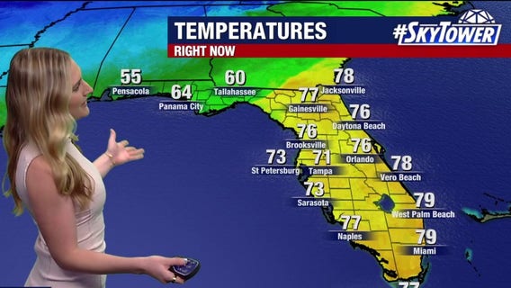 Tampa Weather | Monday Noon Forecast