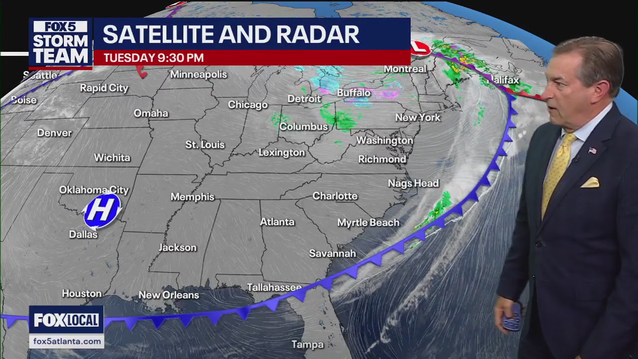 Tuesday night forecast