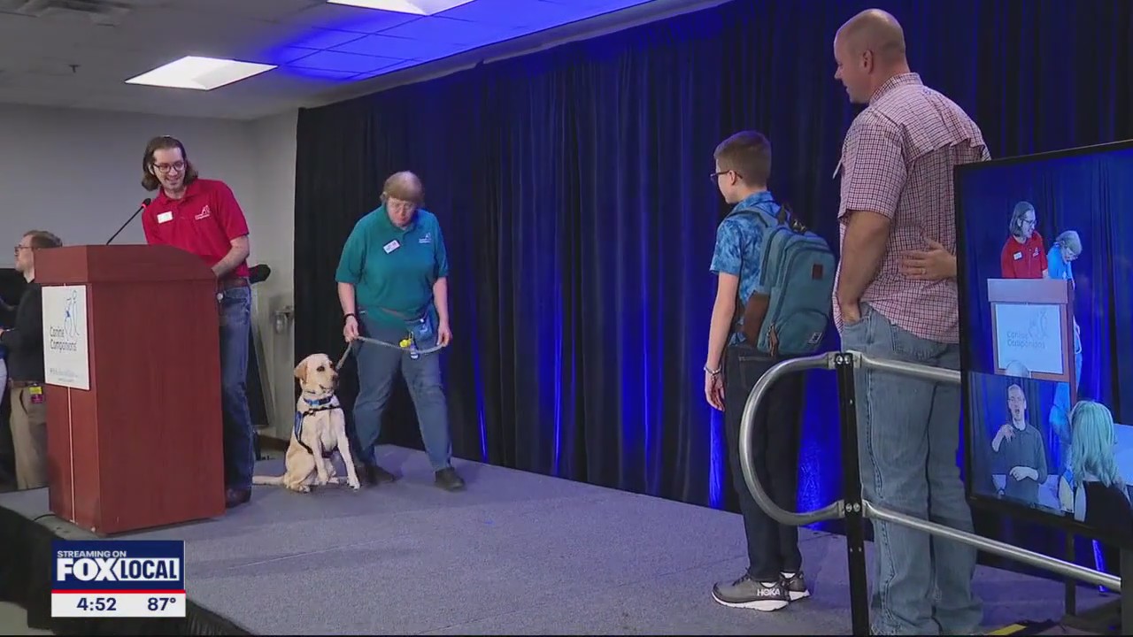 Canine Companions service dogs graduate