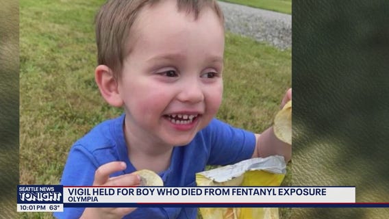 Vigil held for boy who died from fentanyl exposure