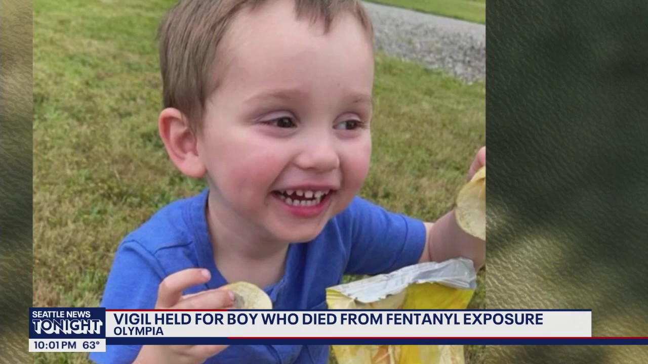 Vigil held for boy who died from fentanyl exposure