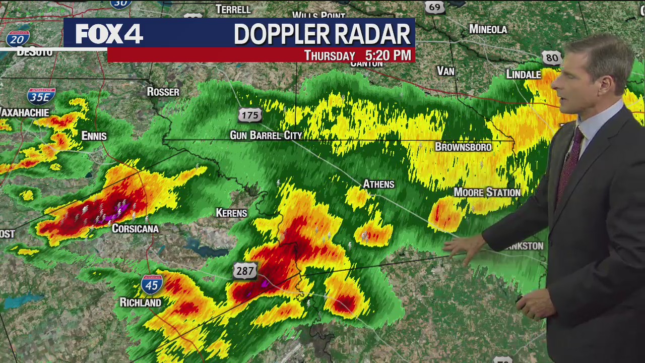 Dallas weather: May 23 evening forecast