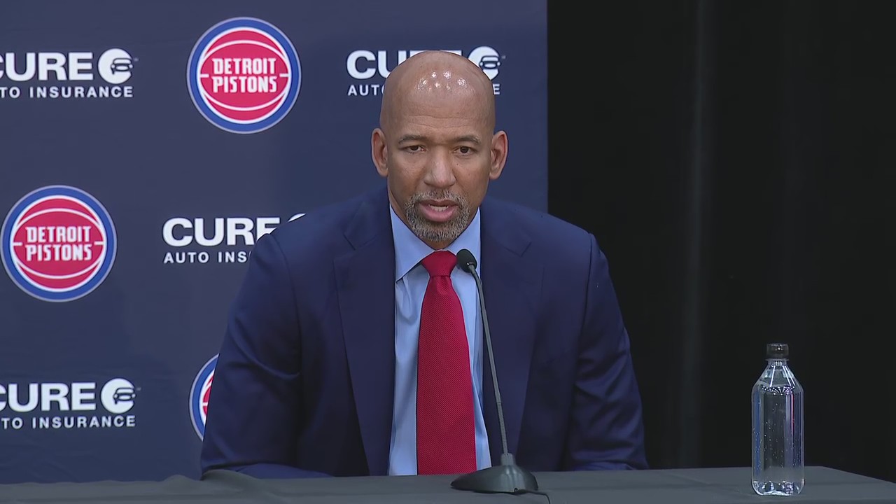 Pistons introduce Monty Williams