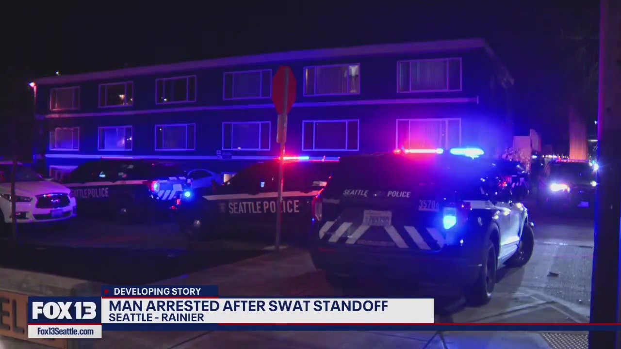 Man in custody after 9-hour Seattle standoff