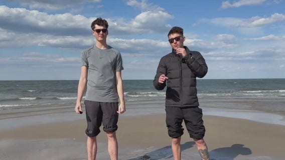 San Mateo men walking from coast to coast