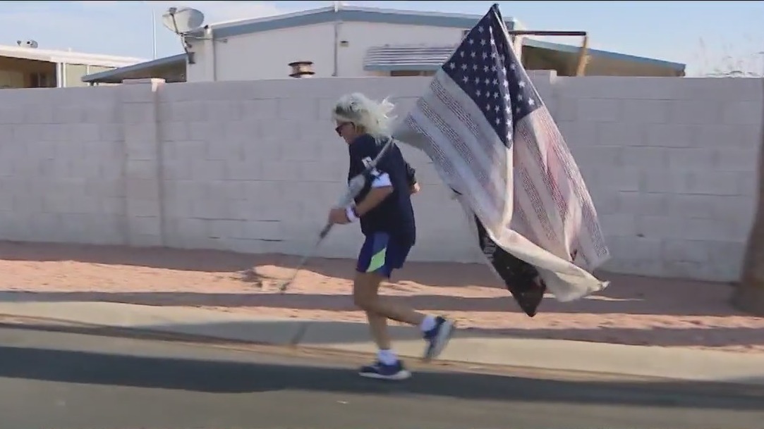 Record heat not halting Glendale woman's run