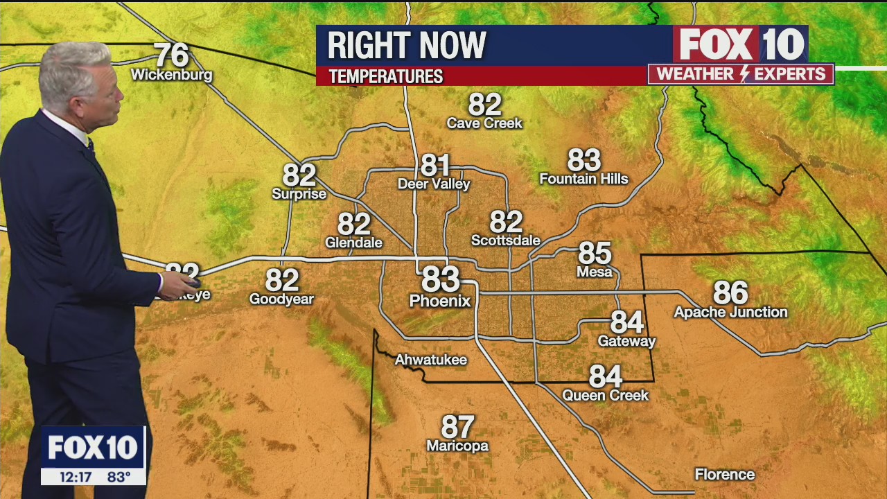 Noon Weather Forecast - 10/25/21