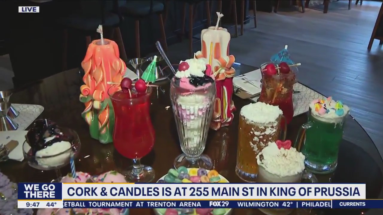 Make your own scented candle at Cork and Candle in King of Prussia