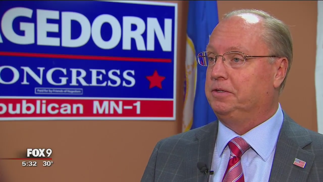 Hagedorn leads Feehan in U.S. District 1 with all precincts reporting