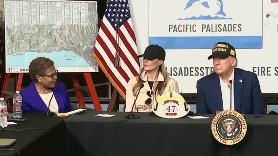 Trump committed to rebuilding LA after wildfires