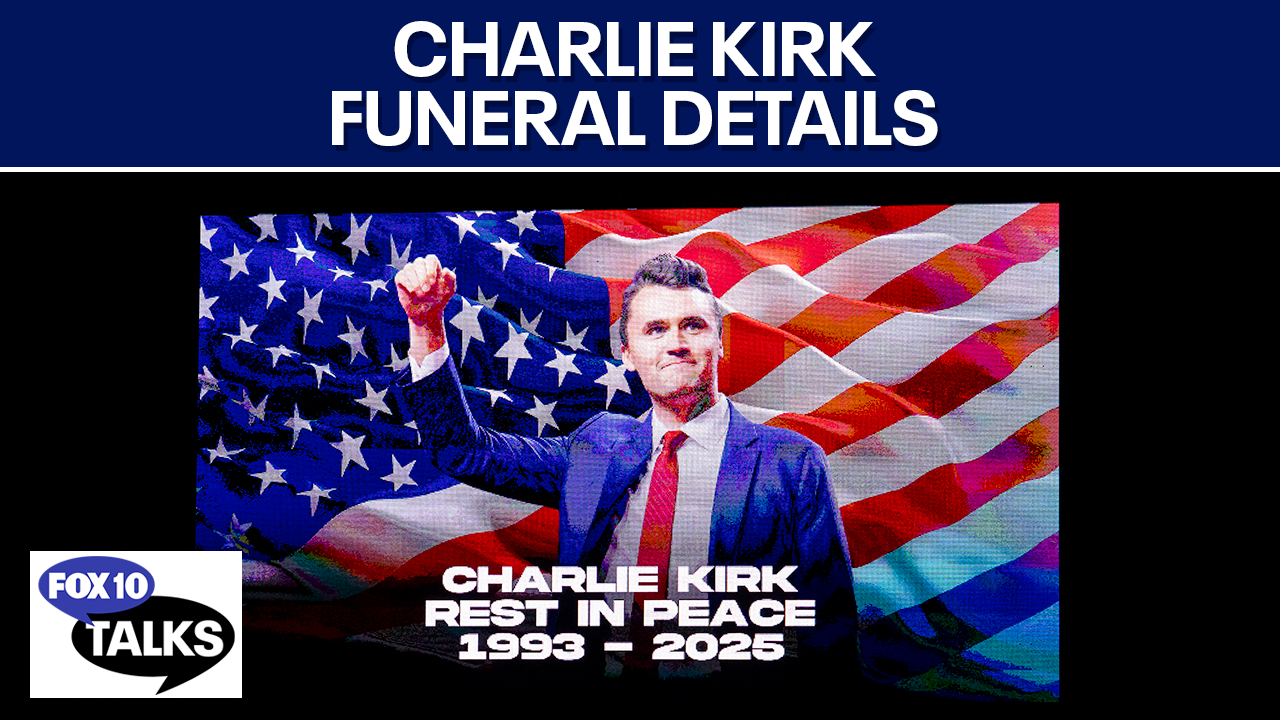 Charlie Kirk updates: Funeral details, prayer vigils around the Valley | FOX 10 Talks