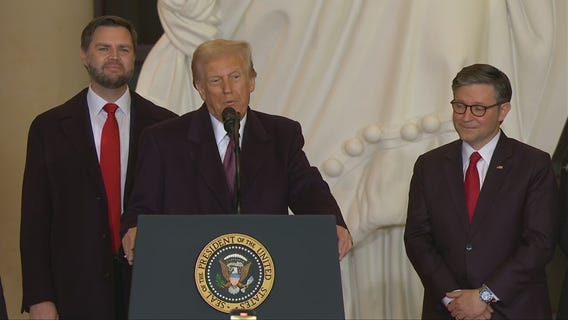 Trump inauguration speech: President speaks following ceremony