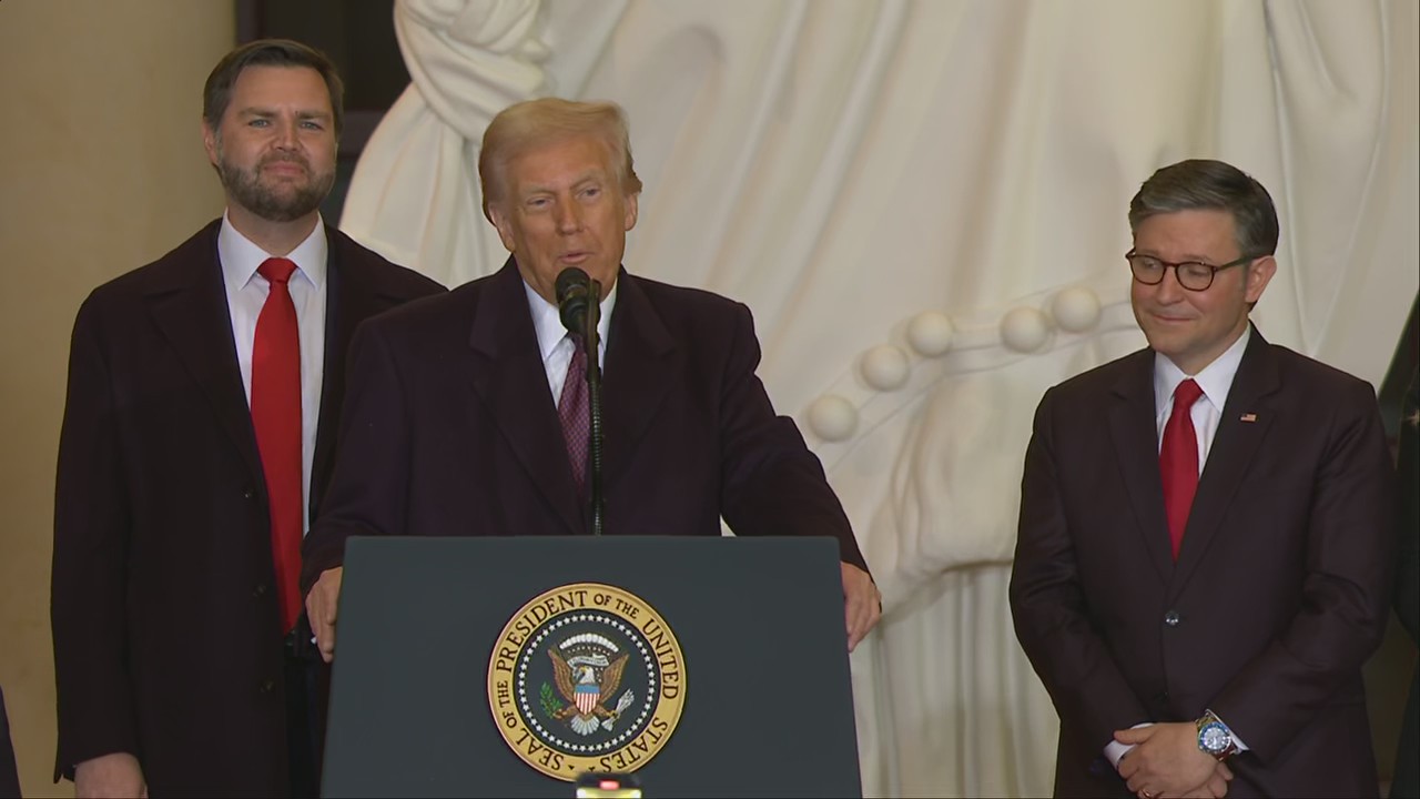 Trump inauguration speech: President speaks following ceremony