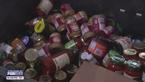 Collecting food for those in need this holiday season