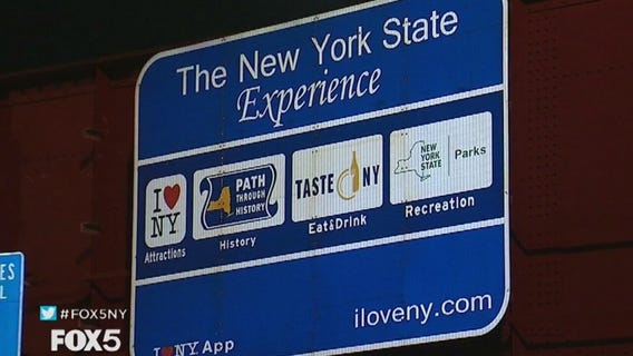 Conflict over highway signs