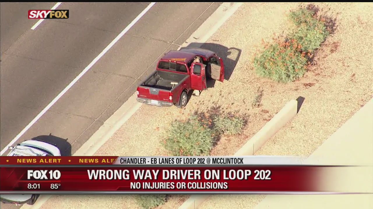 DPS stops wrong-way driver on Loop 202 in Chandler | FOX 10 Phoenix