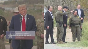 Trump, Biden duel at the US-Mexico border