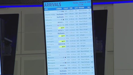 Houston weather: Hundreds of flights canceled