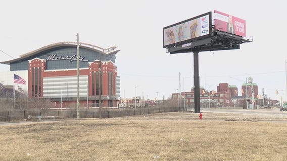 Artist winning artwork featured on billboard in Detroit