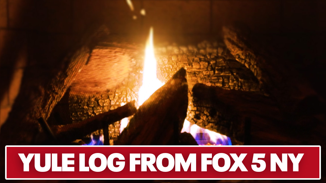 Yule Log Fireplace from FOX 5 NY