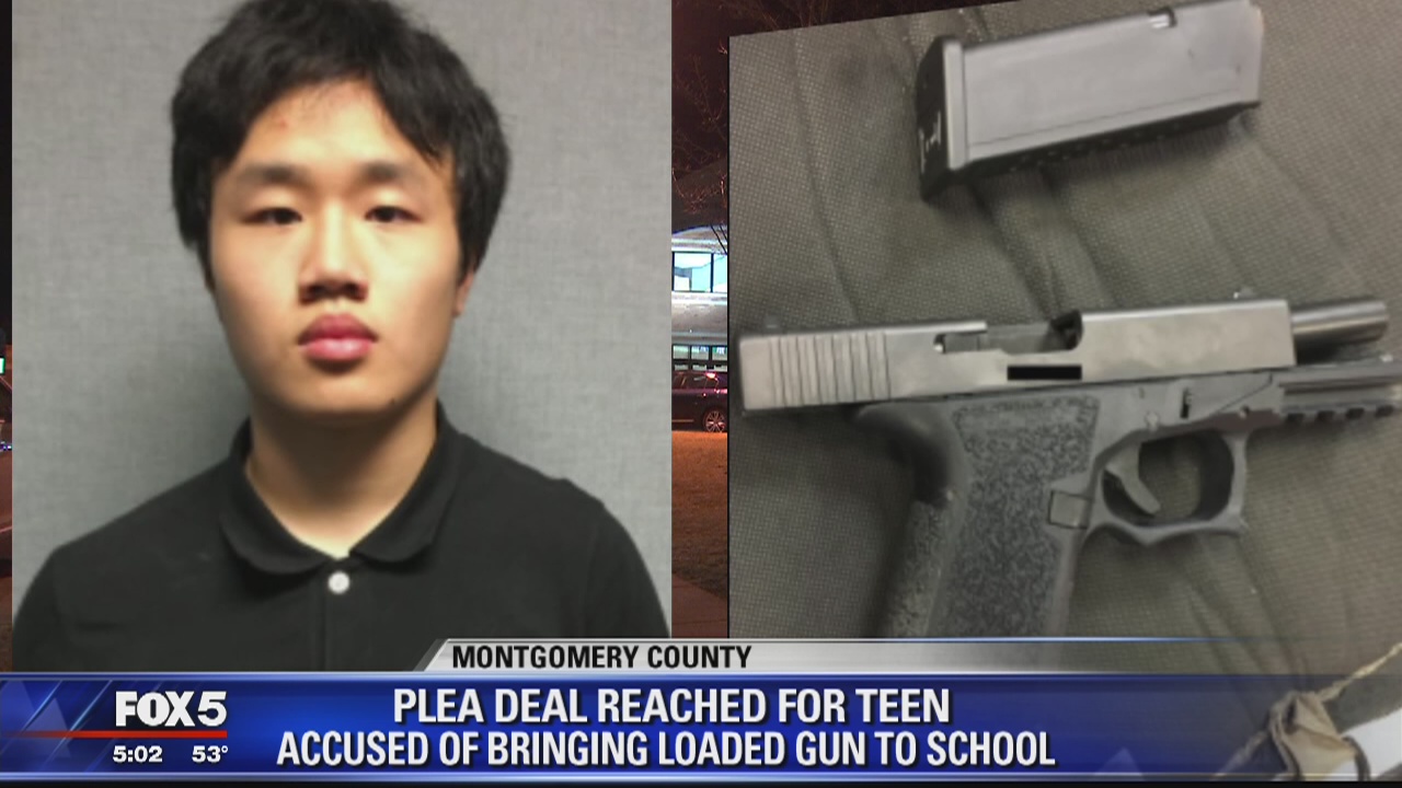 Plea deal reached for teen accused of bringing loaded gun to Montgomery County school