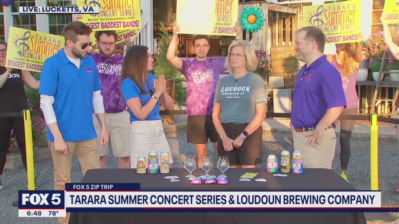 FOX 5 Zip Trip Lucketts: Summer Concert Series & Loudoun Brewing Company