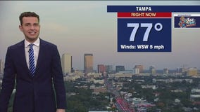 Tampa Weather | Warming up into the evening