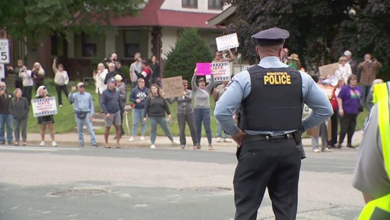 JD Vance leaves Annunciation as protesters demand reform