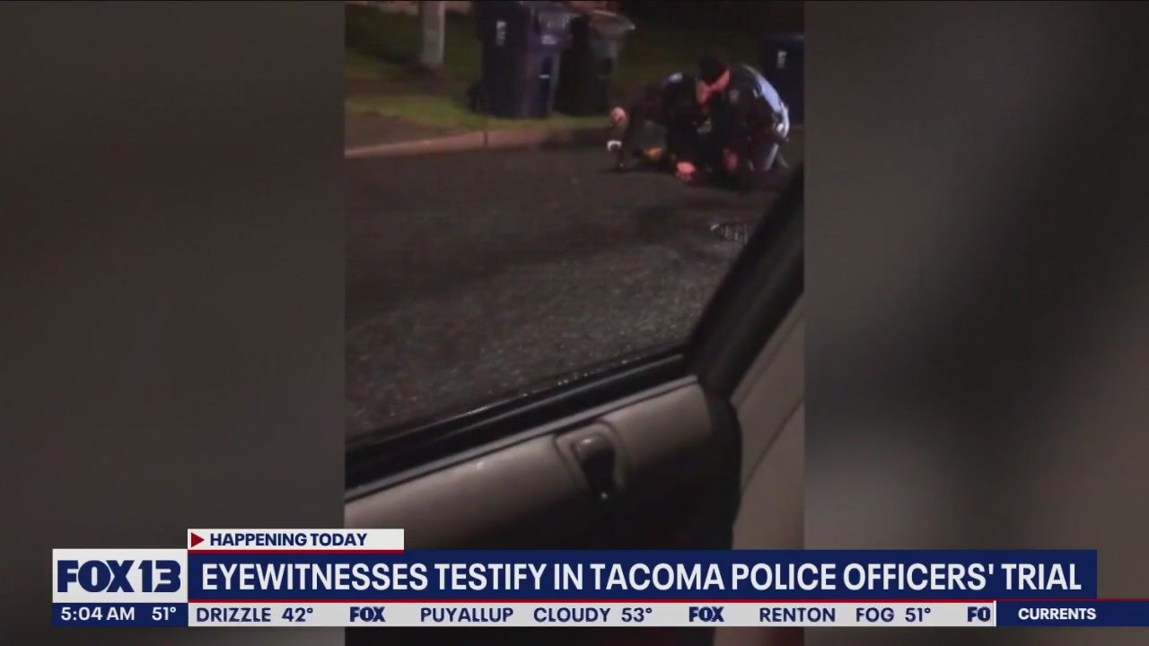 More eyewitness testimony in Tacoma officers' trial