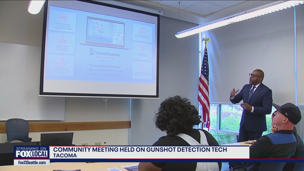 Tacoma Police host ShotSpotter technology community meeting