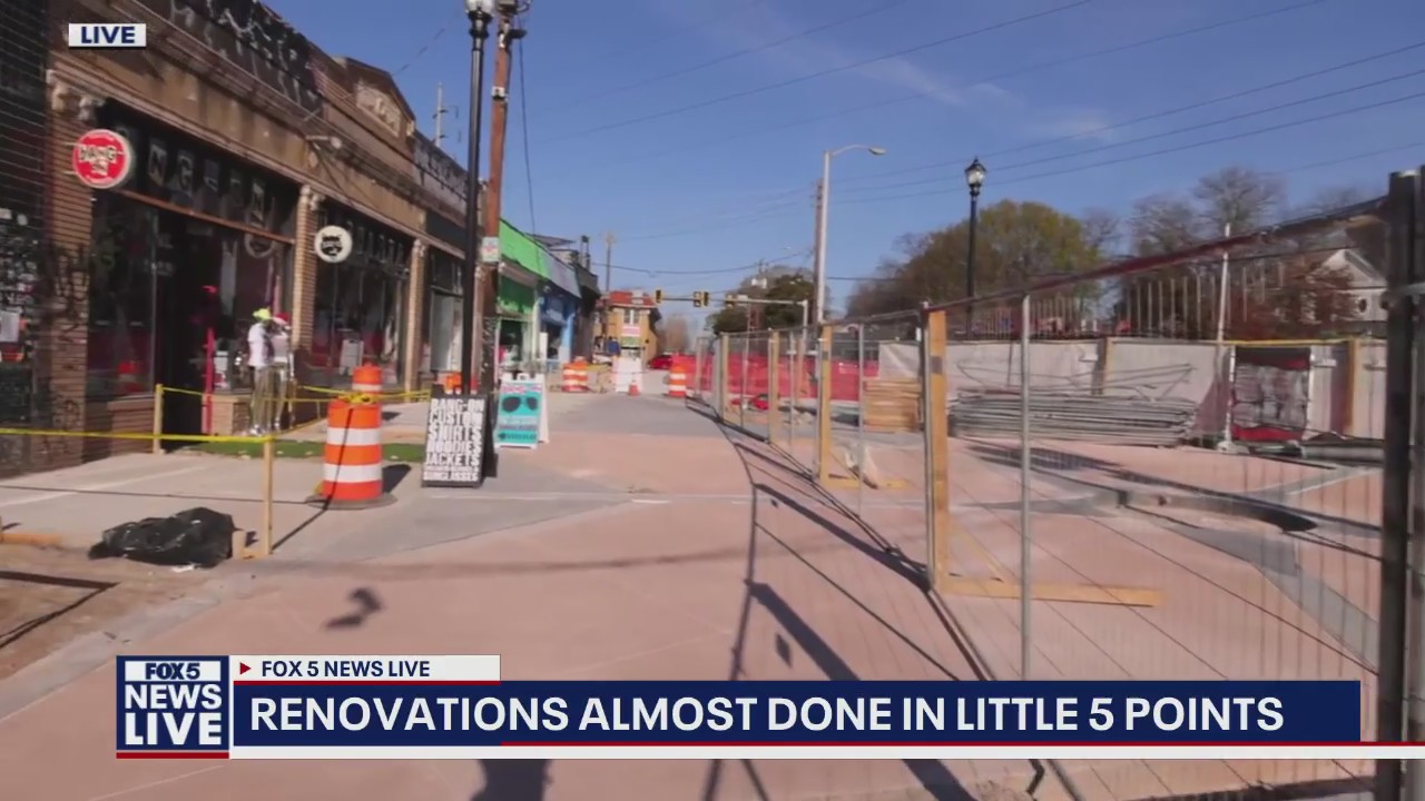 Renovations almost done in Little 5 Points