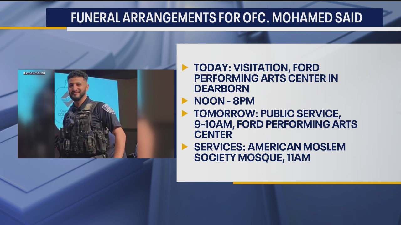 Visitation for Officer Mohamed Said scheduled for Thursday