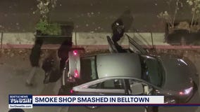 Smoke shop smashed in Belltown