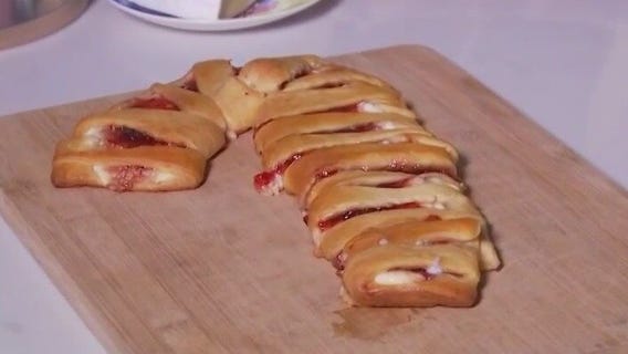 Croissant Candy Cane recipe from FOX 7's Tierra Neubaum