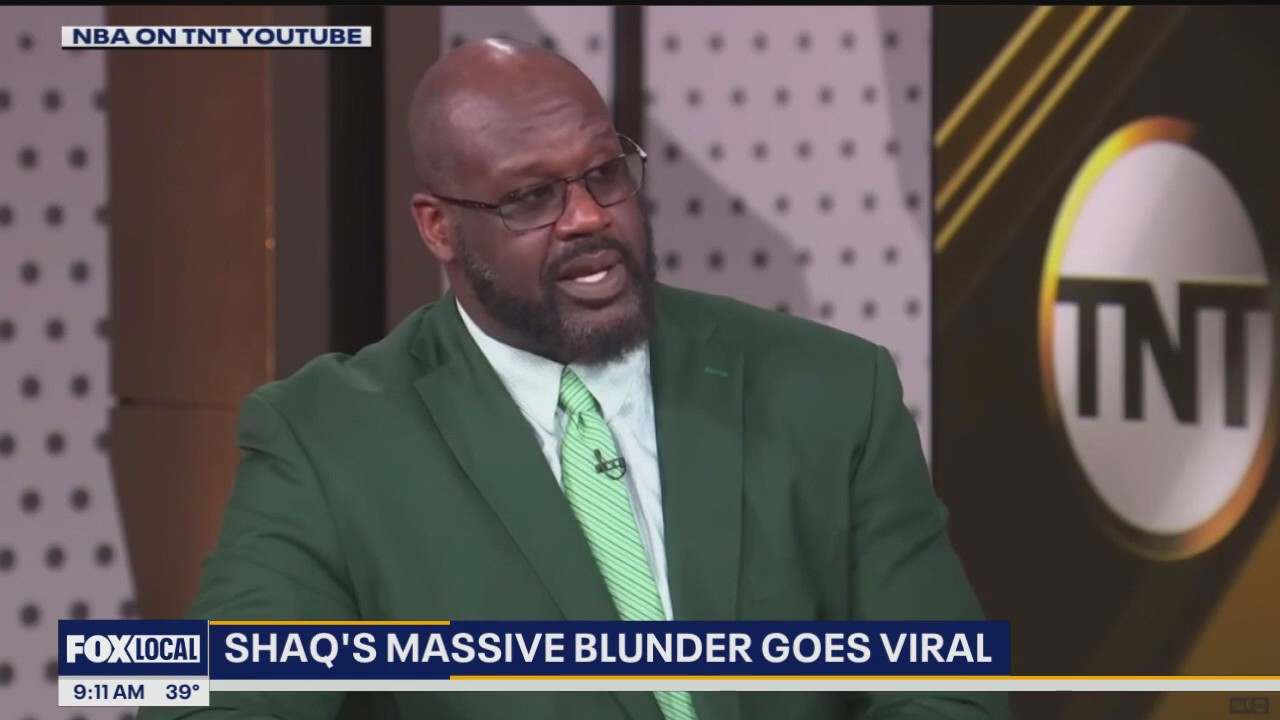 Shaq's massive blunder goes viral