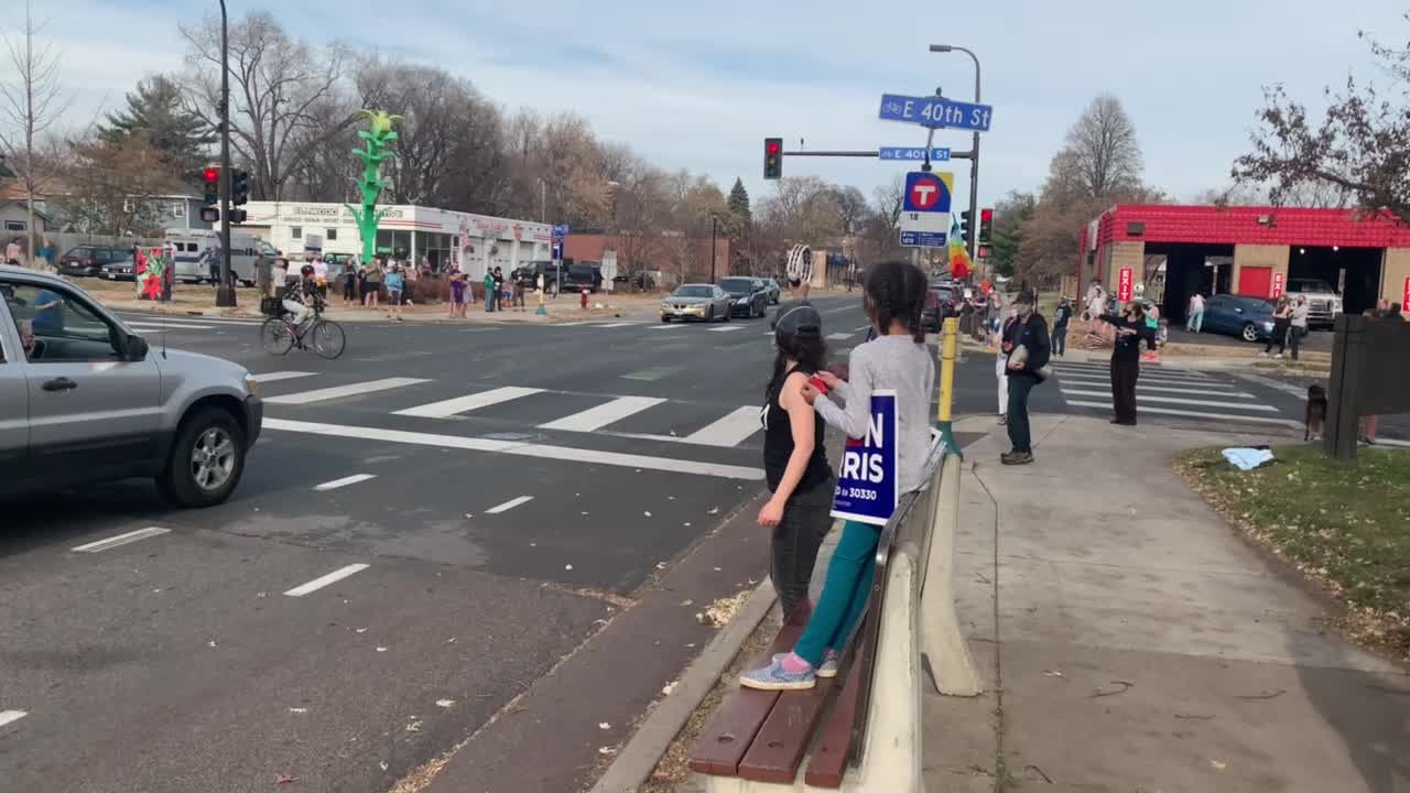 Minneapolis celebrates Biden victory