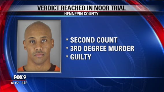 Mohamed Noor found guilty of 3rd-degree murder, 2nd-degree manslaughter