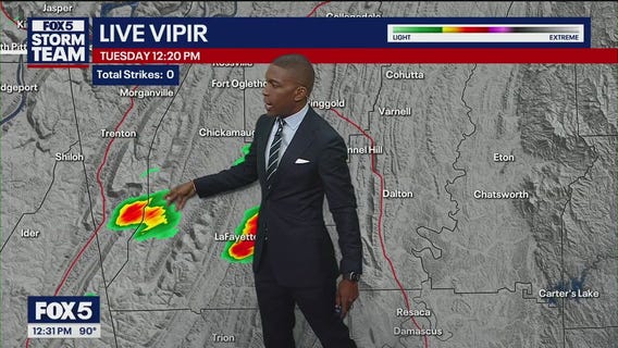 Tuesday midday weather forecast