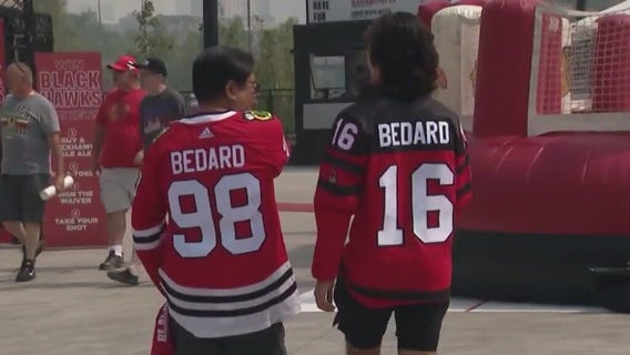 Blackhawks fans attend NHL Draft party at The Salt Shed