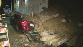 Echo Park neighborhood mudslide