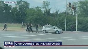 Video shows arrest of Highland Park parade shooting suspect