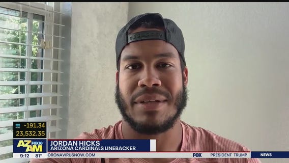 Cardinals' Jordan Hicks teams up with Scottsdale church to provide free drive-thru testing for COVID-19
