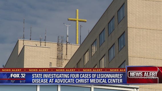 4 cases of Legionnaires' disease investigated at suburban hospital