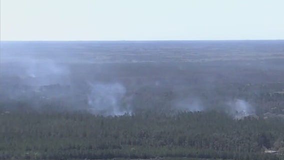 Pauline Road wildfire: Evacuations lifted as fire conditions improve