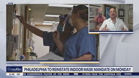Philadelphia reinstating indoor mask mandate due to rise in COVID-19 cases