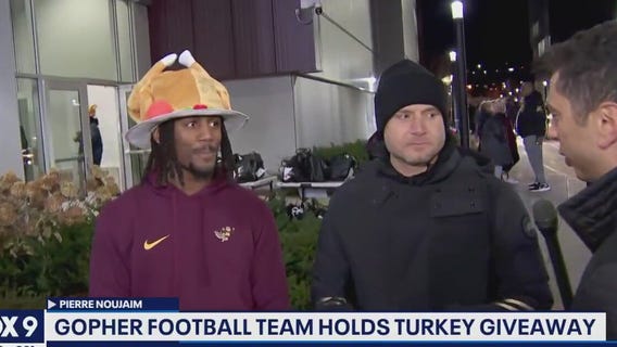 Gophers football holds annual Turkey Drive