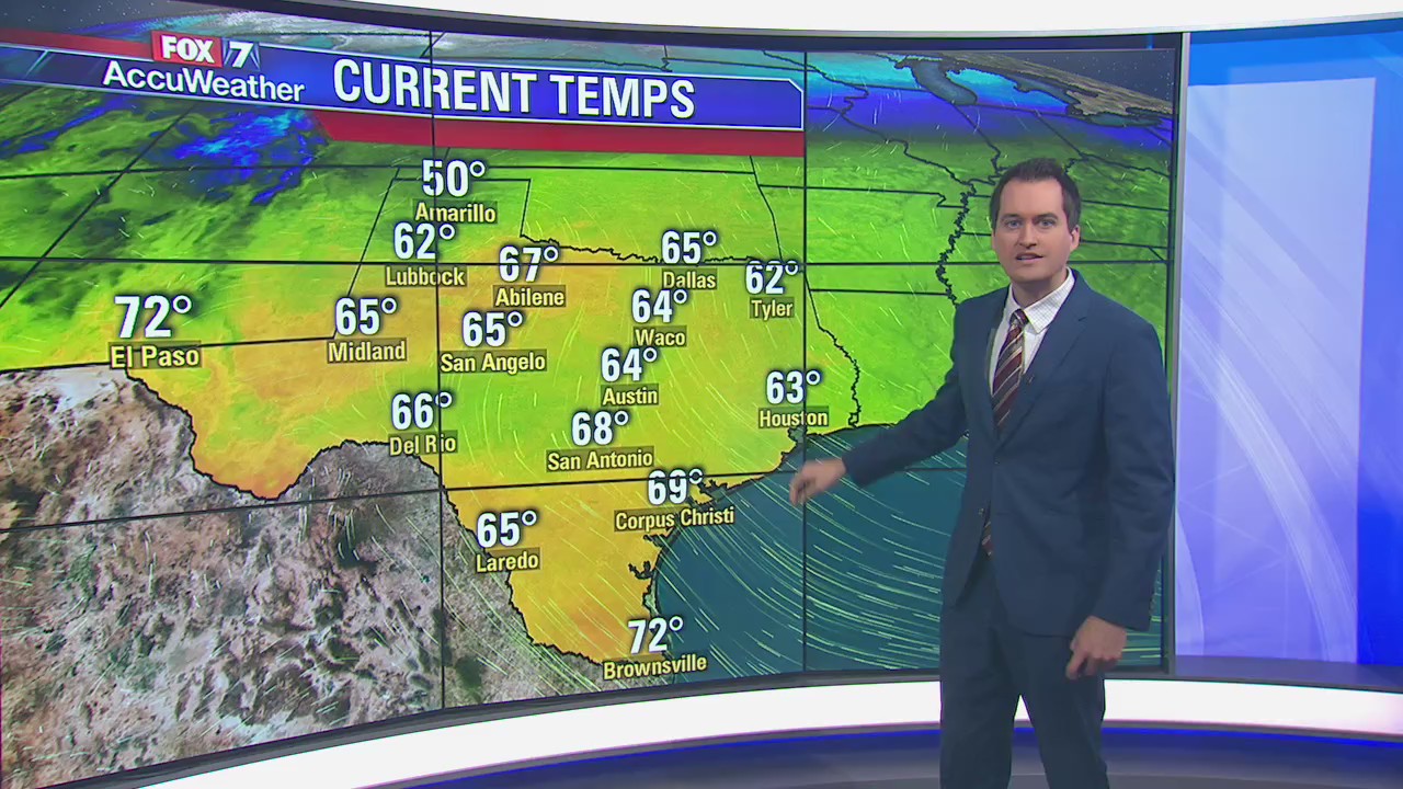 Evening weather forecast for November 10, 2019