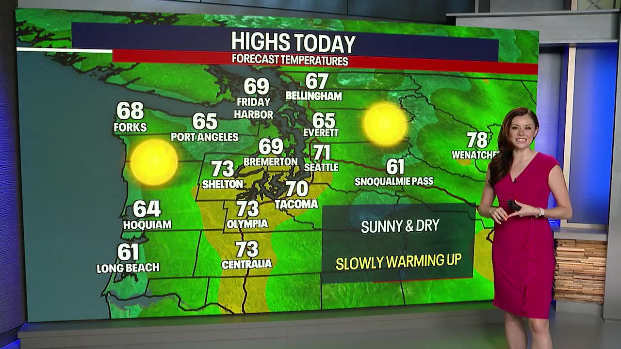 Seattle weather: Sunny start to the week