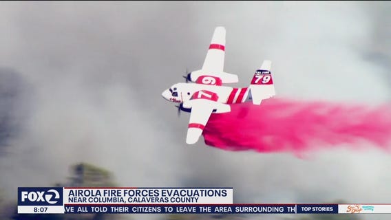 New Airola fire erupts in Calaveras county, while Caldor fire continues to grow