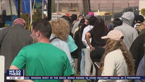 People waited in long lines to purchase now that New Jersey's recreational marijuana market is open